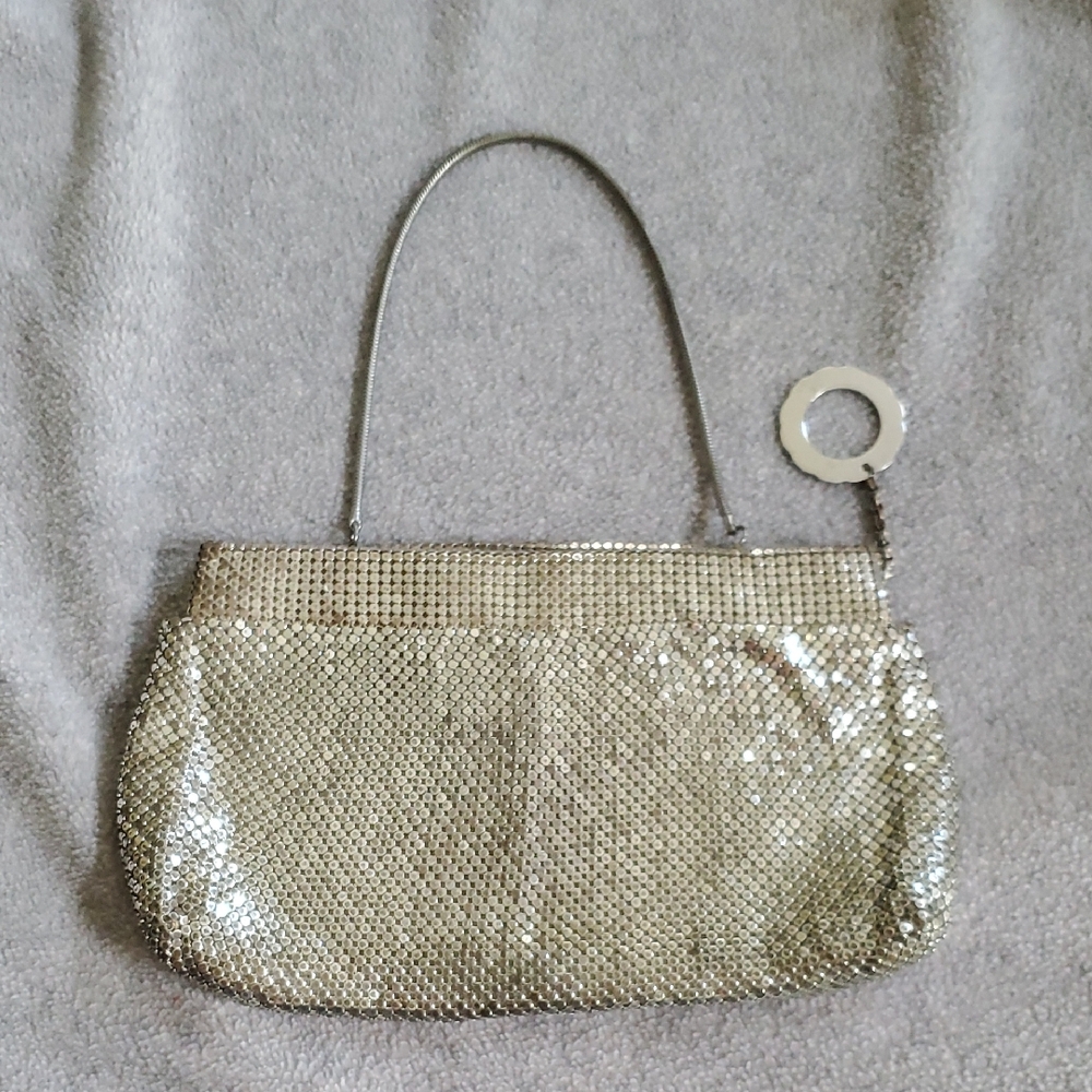 Vintage, Silver Mesh Clutch